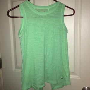 green xersion tank top, great condition.